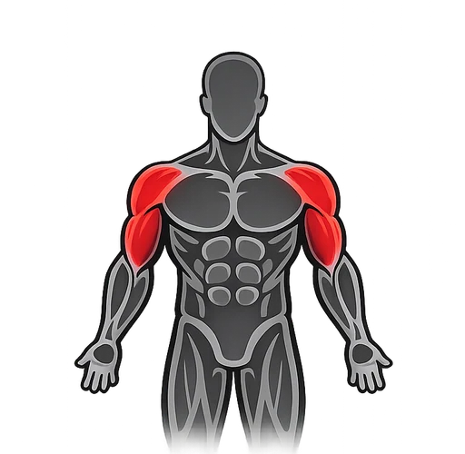 Biceps en vista hombre
